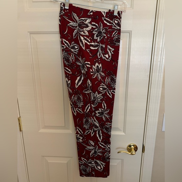 Chicos “Juliet” Cranberry slacks sz 2 (12-14) - Picture 8 of 8
